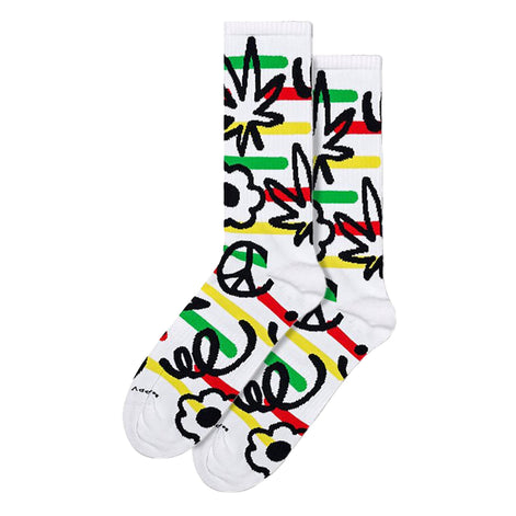 Funky Doodle Design Novelty Socks for Men and Women