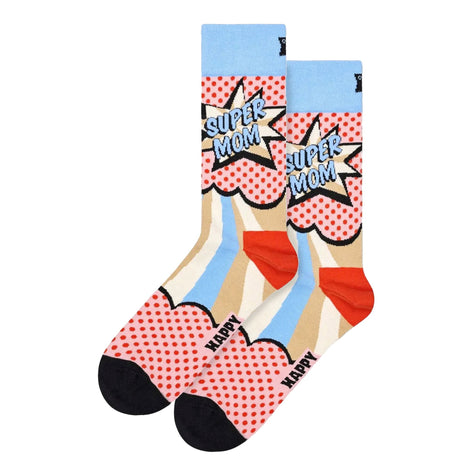 Super Mom Design Novelty Unisex Socks