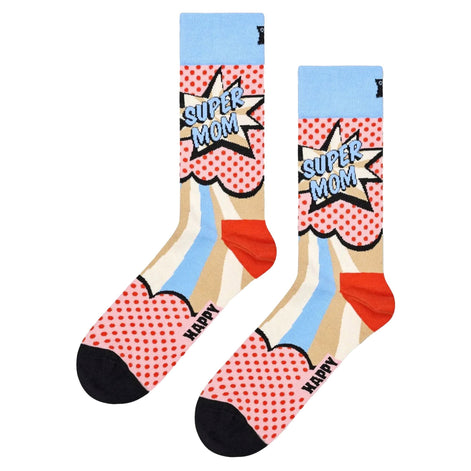 Super Mom Design Novelty Unisex Socks