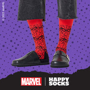 Mens Marvel Spider-Man Novelty Socks | Gift Idea