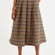 Pasadena Mexico Jacquard Midi Skirt