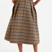 Pasadena Mexico Jacquard Midi Skirt