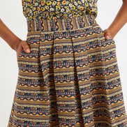 Pasadena Mexico Jacquard Midi Skirt
