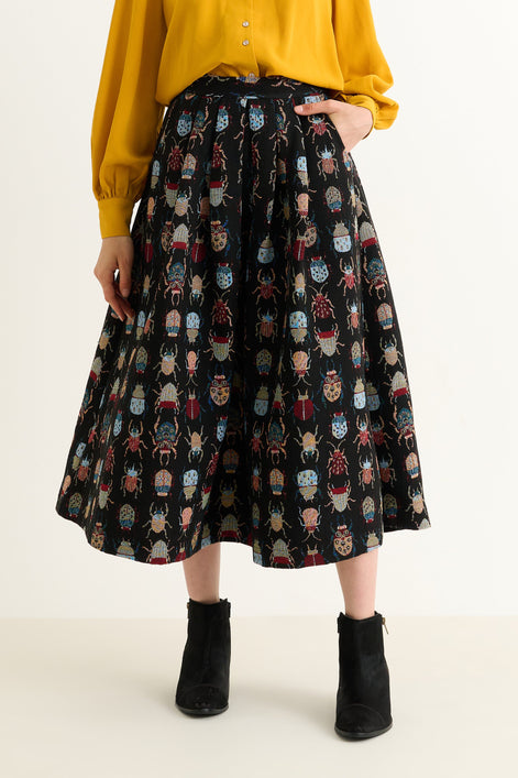 Pasadena Beetlejuice Midi Skirt