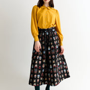 Pasadena Beetlejuice Midi Skirt