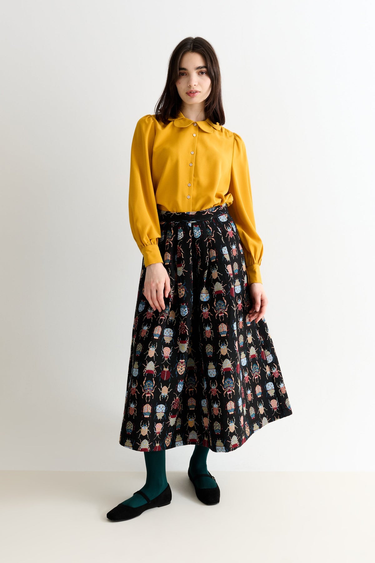 Pasadena Beetlejuice Midi Skirt