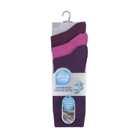 3 Pack Unisex Moisture Wicking Anti Sweat Socks for Hot Weather
