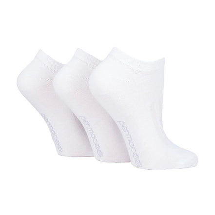 3 Pack Unisex Anti Sweat Trainer Quarter Socks for Hot Weather
