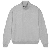Organic Boxy Quarter Zip Sweatshirt: Unisex