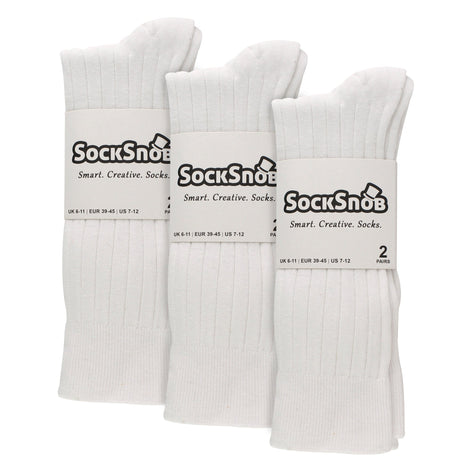 Mens Plain Coloured Cotton Rich Ribbed Dress Socks