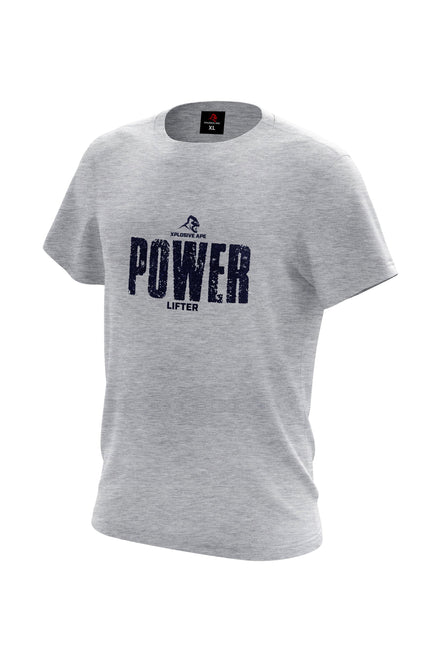XAPE Power Lifter V2 Tee - Sports Grey