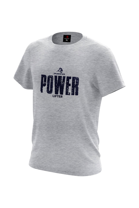 XAPE Power Lifter V2 Tee - Sports Grey