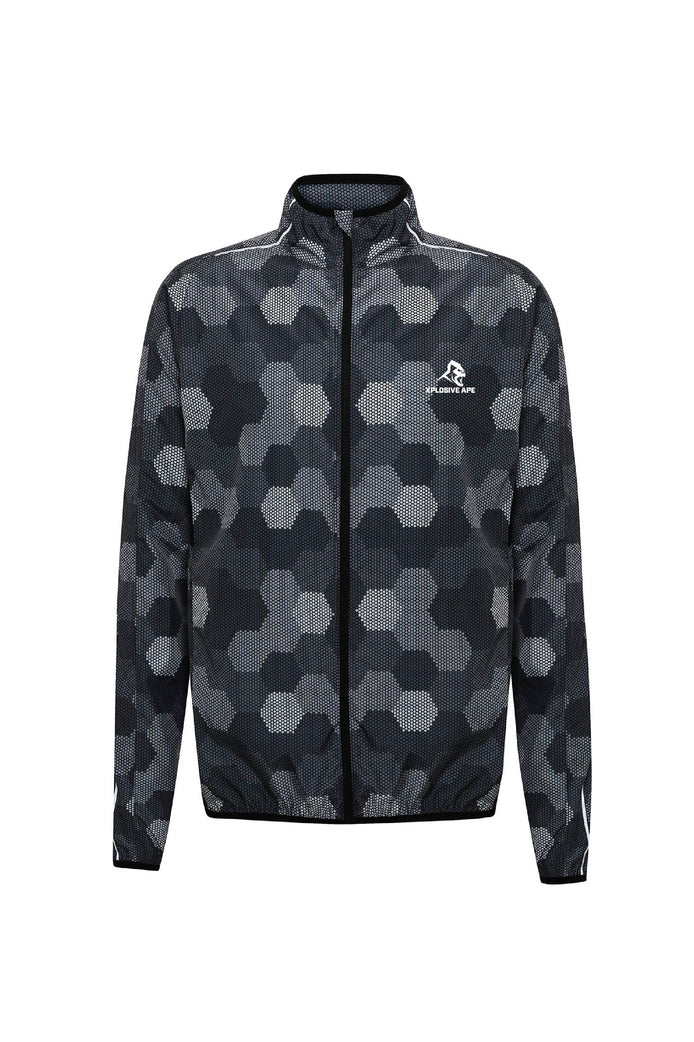 Essential Fitness Jacket — Black for men, styled for everyday