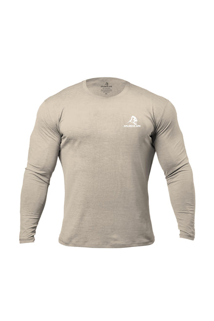 XAPE Prime Long Sleeve Tee - Sand