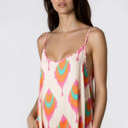 Pink Tiered Cami Maxi Dress