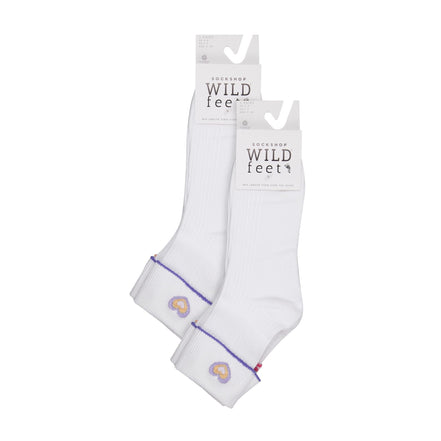 6 Pair Ladies Turn Over Lounge Socks