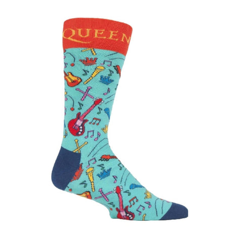 1 Pack Men's Official Licensed Queen Novelty Socks