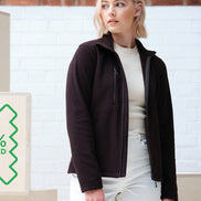 Womens Honestly Made Recycled Full Zip Fleece