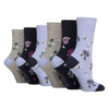 6 Pairs Ladies RHS Non Elastic Soft Top Diabetic Socks