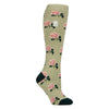 RHS Long Wellington Boots Socks For Women | Floral Welly Socks