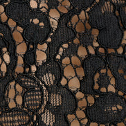 Rufaro Lace Trim Short Sleeve Blouse - Black