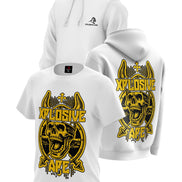 XAPE Raider Hoodie & Tee Combo - White