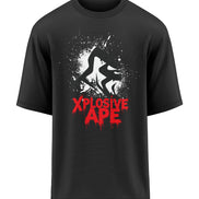 XAPE Rep Bleed Oversized Tee - Black