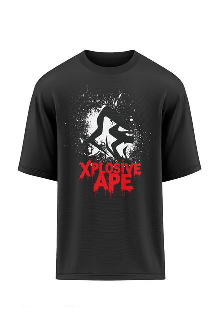 XAPE Rep Bleed Oversized Tee - Black
