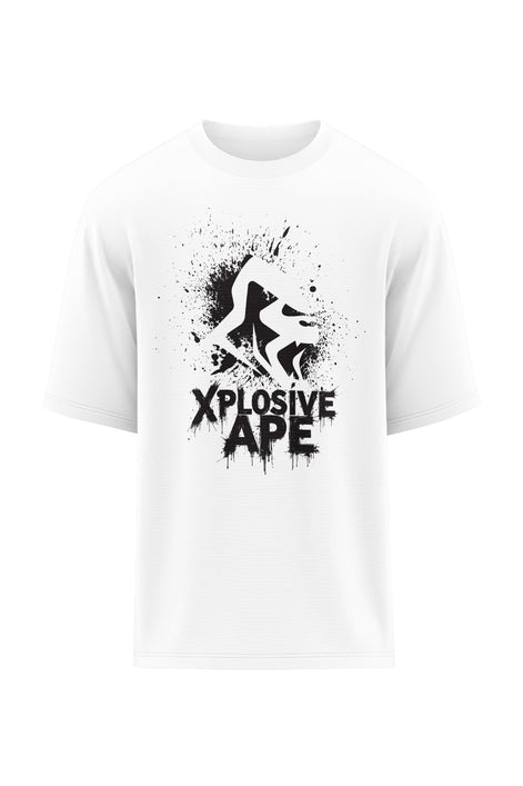 XAPE Rep Bleed Oversized Tee - White
