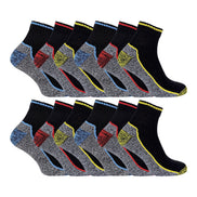 Mens Ankle Soft Breathable Bamboo Work Socks for Summer (Multipack Options)