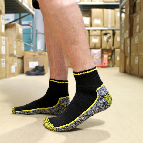 Mens Ankle Soft Breathable Bamboo Work Socks for Summer (Multipack Options)