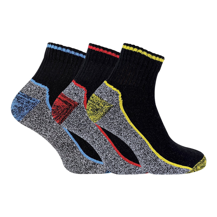 Mens Ankle Soft Breathable Bamboo Work Socks for Summer (Multipack Options)