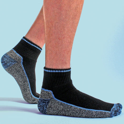 Mens Ankle Soft Breathable Bamboo Work Socks for Summer (Multipack Options)
