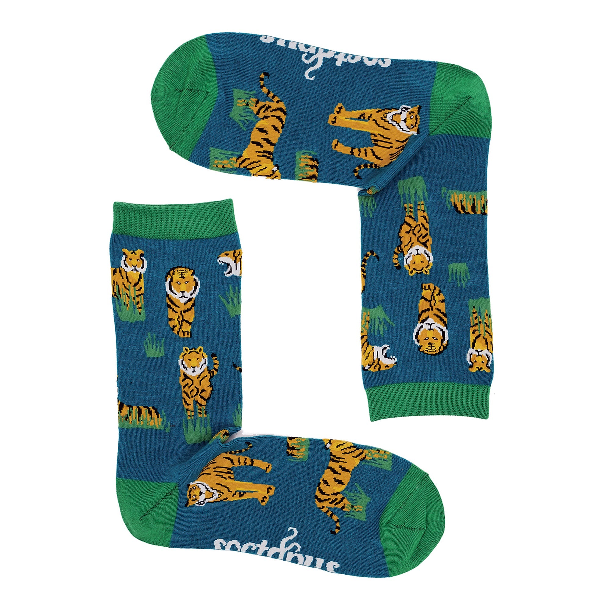 1 Pack Men's & Ladies Animal Design Crew Cotton Socks