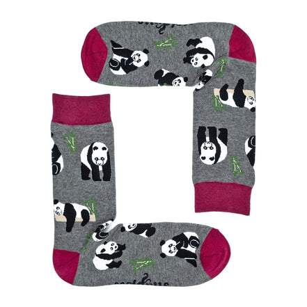 1 Pack Men's & Ladies Animal Design Crew Cotton Socks