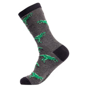 1 Pack Men's & Ladies Animal Design Crew Cotton Socks