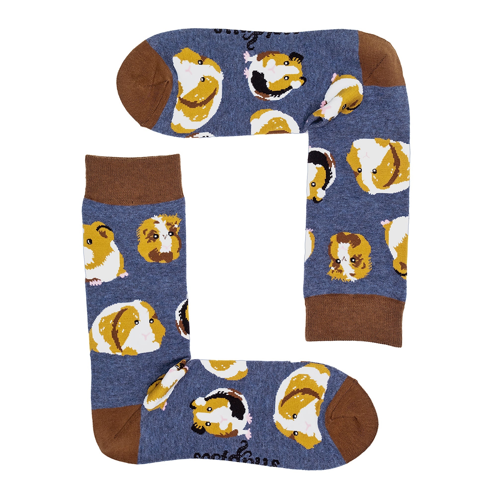 1 Pack Men's & Ladies Animal Design Crew Cotton Socks