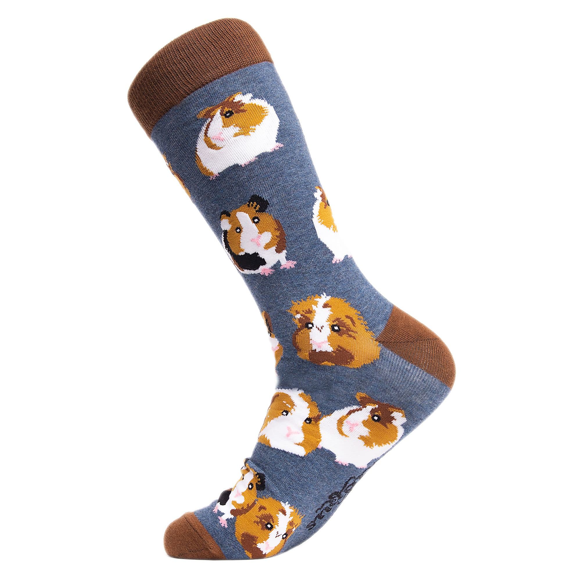 1 Pack Men's & Ladies Animal Design Crew Cotton Socks