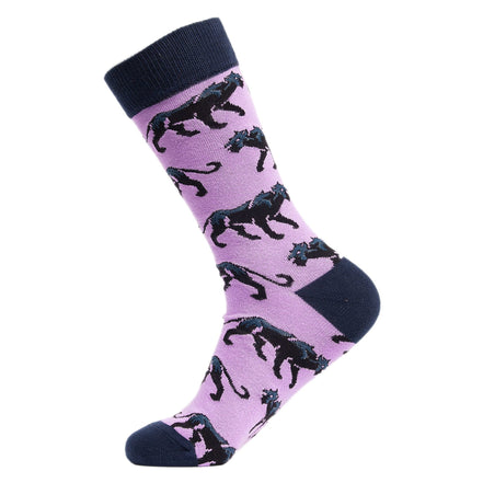 1 Pack Men's & Ladies Animal Design Crew Cotton Socks