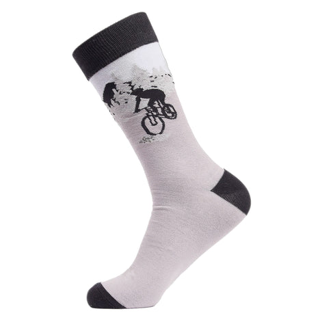 1 Pack Men's & Ladies Sports Themed Crew Cotton Socks