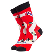 1 Pack Men's & Ladies Sports Themed Crew Cotton Socks