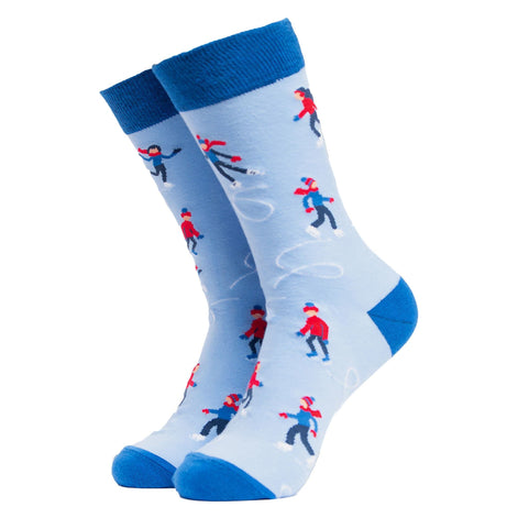 1 Pack Men's & Ladies Sports Themed Crew Cotton Socks