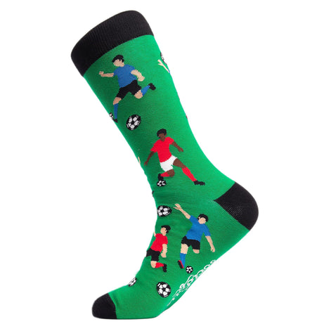 1 Pack Men's & Ladies Sports Themed Crew Cotton Socks