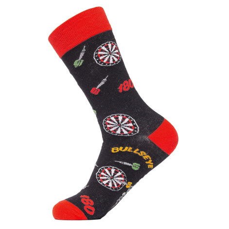 1 Pack Men's & Ladies Sports Themed Crew Cotton Socks