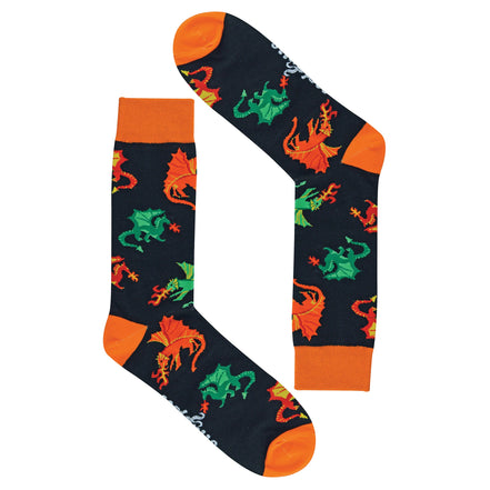 1 Pack Men's & Ladies Animal Design Crew Cotton Socks