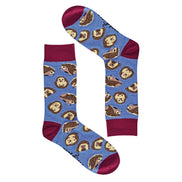 1 Pack Men's & Ladies Animal Design Crew Cotton Socks