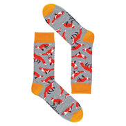 1 Pack Men's & Ladies Animal Design Crew Cotton Socks