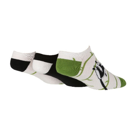 3 Pack Men's Novelty Patterned Cotton Trainer Socks
