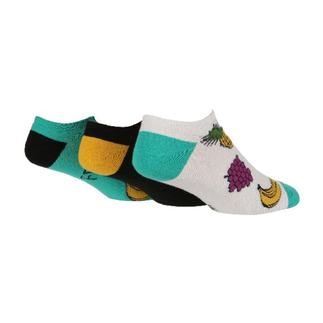 3 Pack Men's Novelty Patterned Cotton Trainer Socks