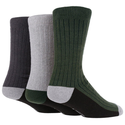 3 Pack Mens Casual Boot Socks for All Seasons